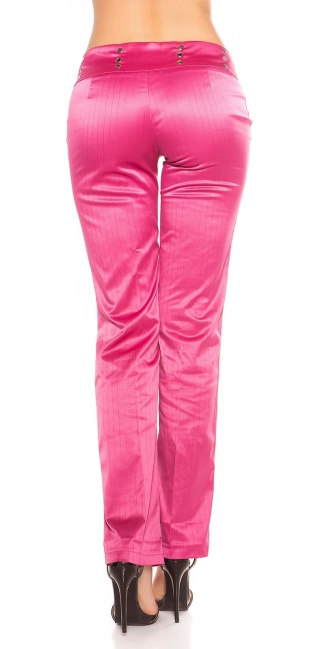 Hose with sequins and glitter Fuchsia